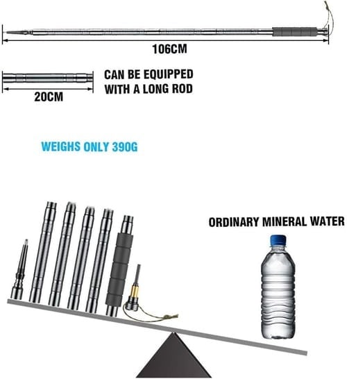 ForgeTrek™ – Verstellbarer Wanderstock aus Aluminium
