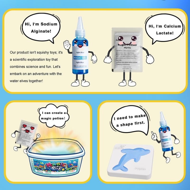 JellyMagi™ – Das kreative 3D-Gelee-Figuren-Set