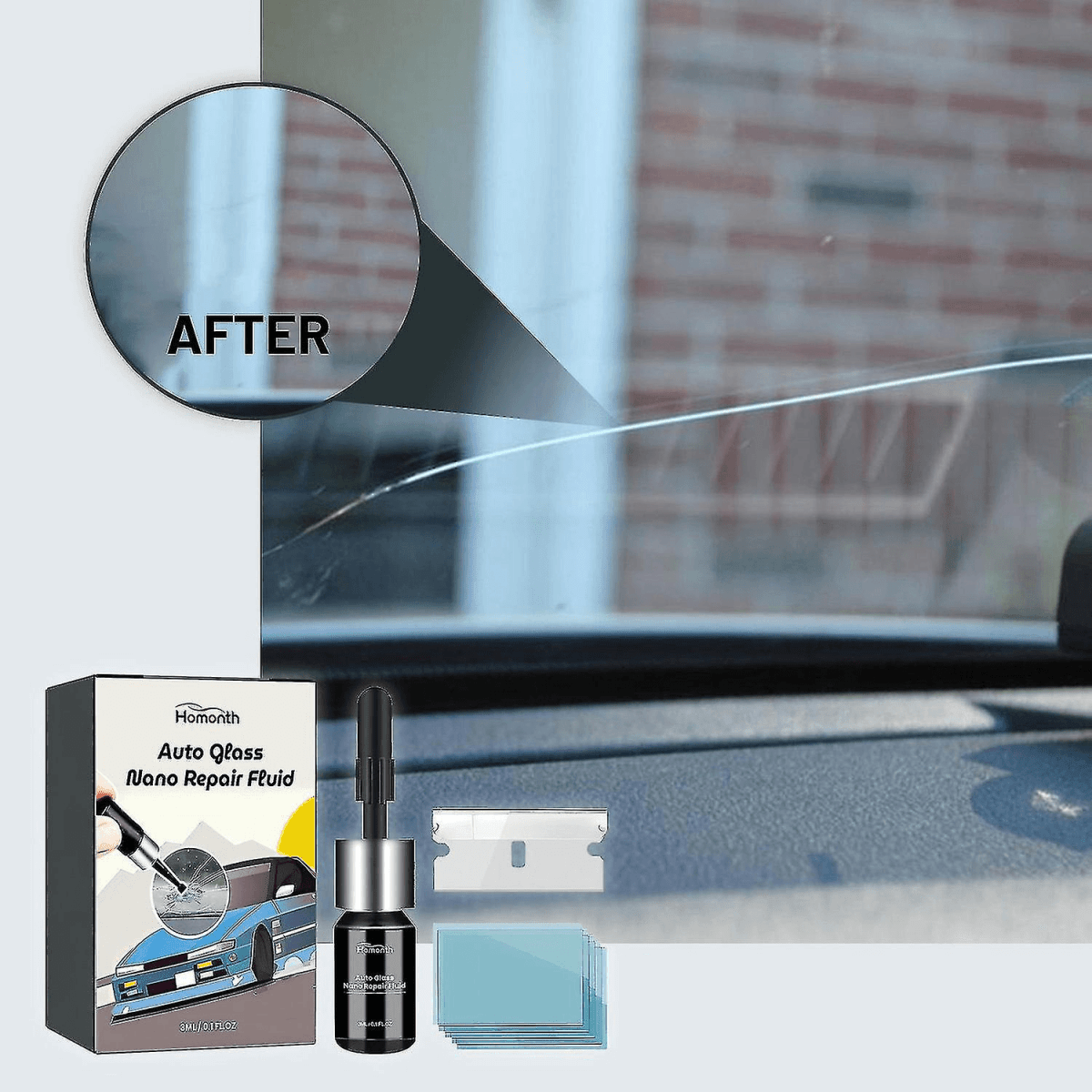 1+1 Gratis | VerreFix™ | Risse und Kratzer leicht reparieren