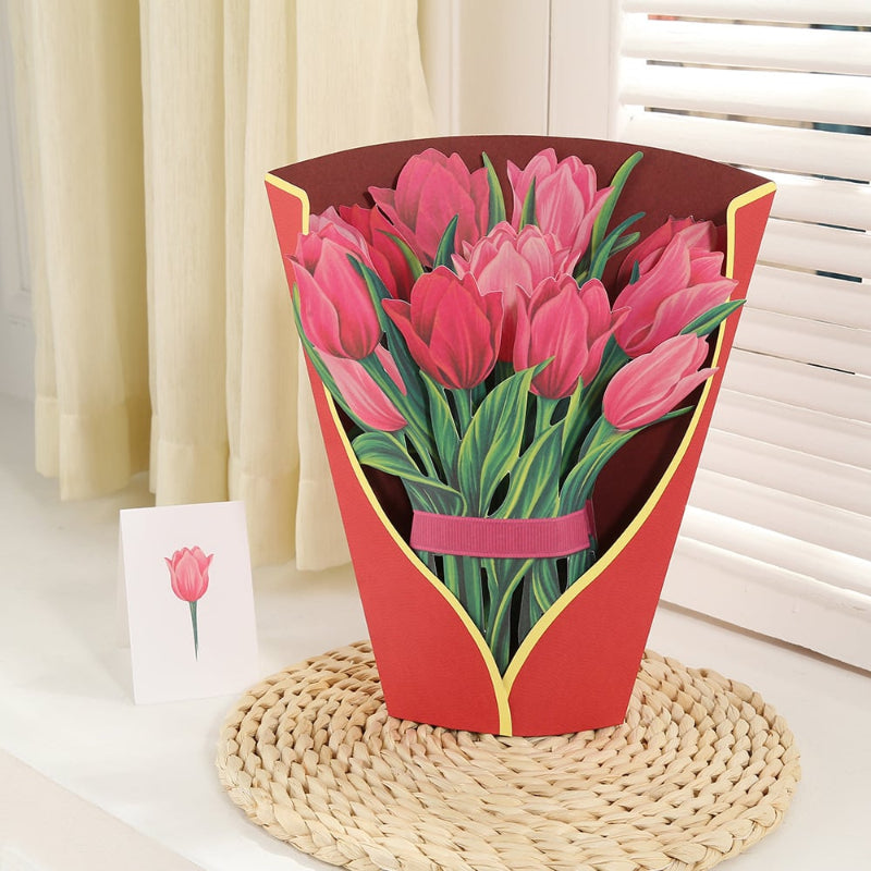 BloomCard™ – 3D-Pop-Up-Blumenkarte als langlebiges