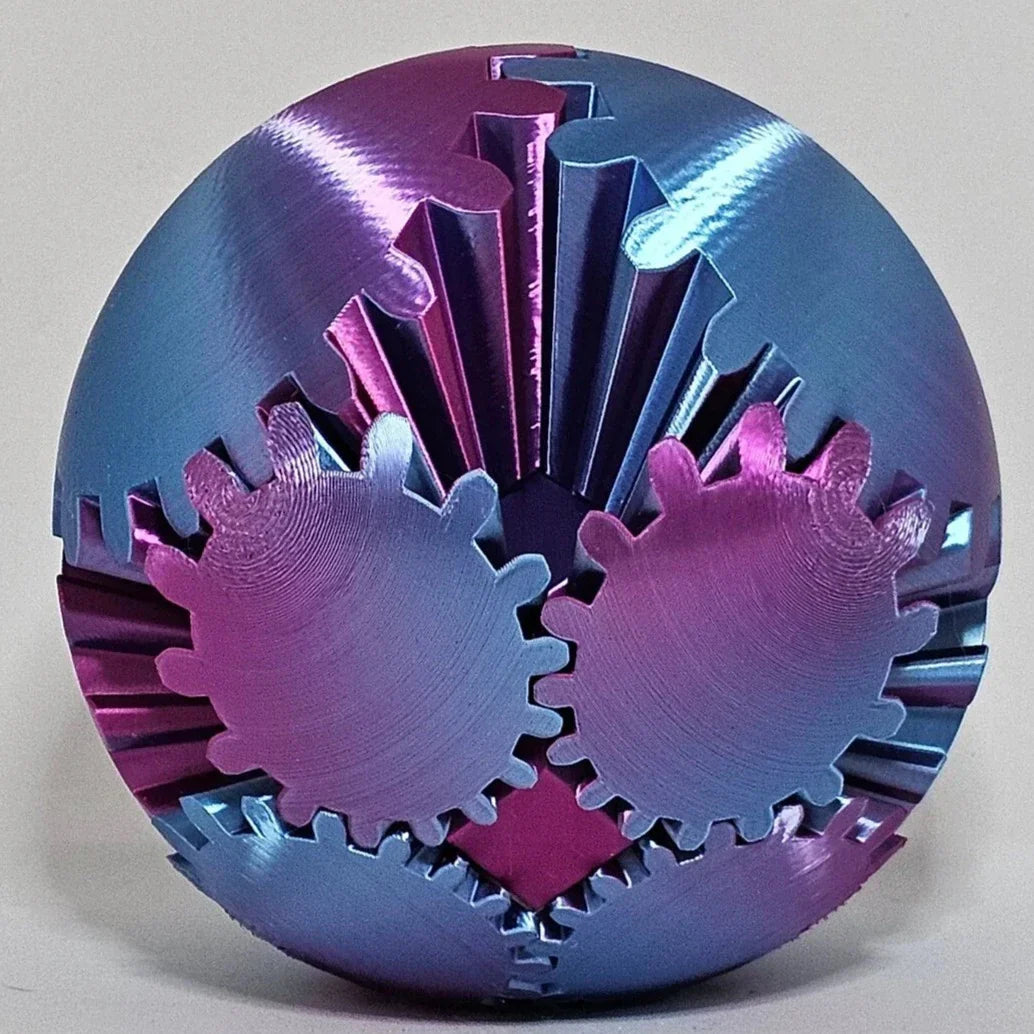 GearFusion™ – 3D-gedruckter Fidget Gear Ball