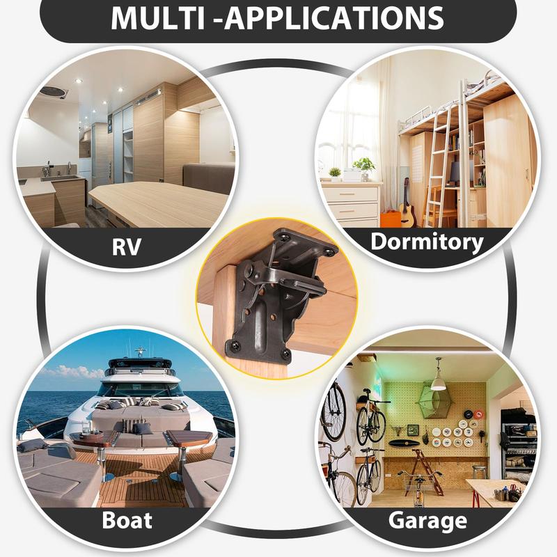 FoldClip™ – Faltbare Schwerlast-Winkelhalterungen mit Verriegelungsmechanismus [1 + 1 Gratis]