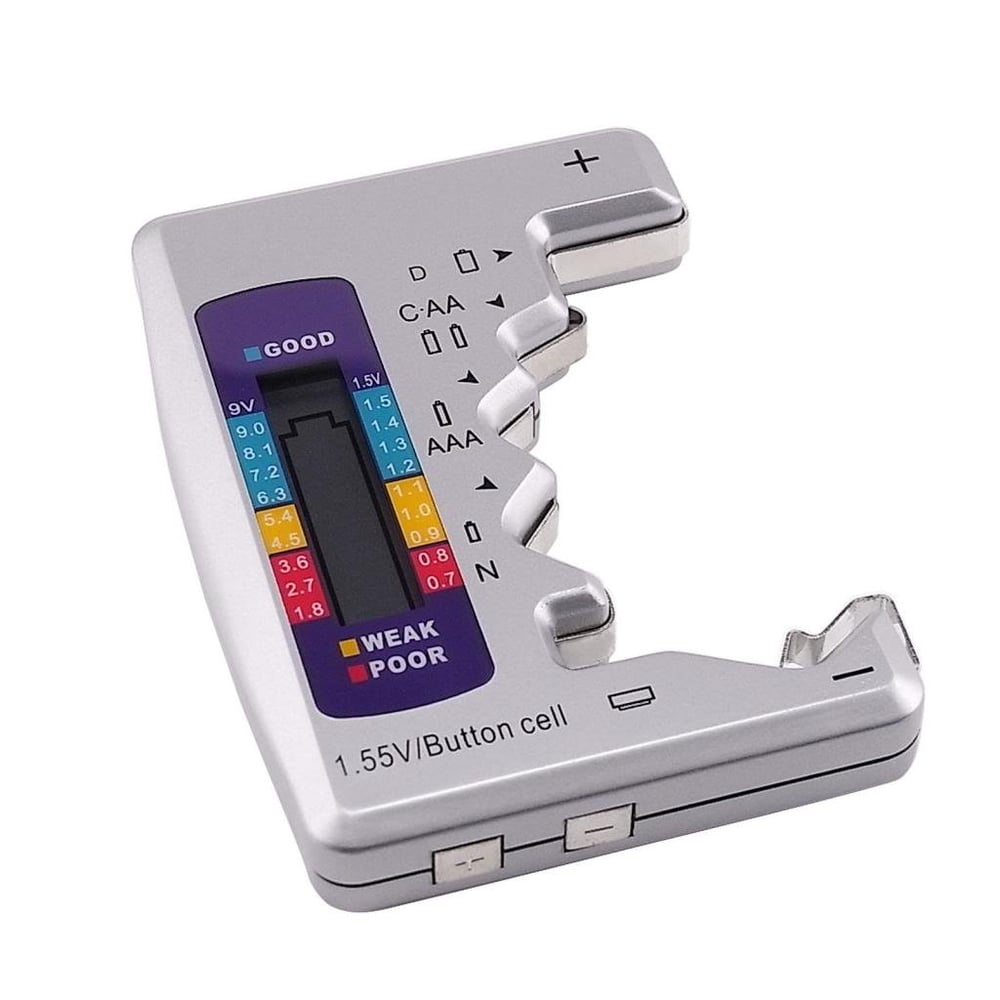 50% Rabatt | VoltTest™ | Schnelltest für AA, AAA, 9V & Knopfzellen