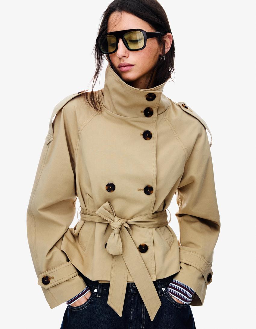 AutumnEase™ - Kurz-Trenchcoat
