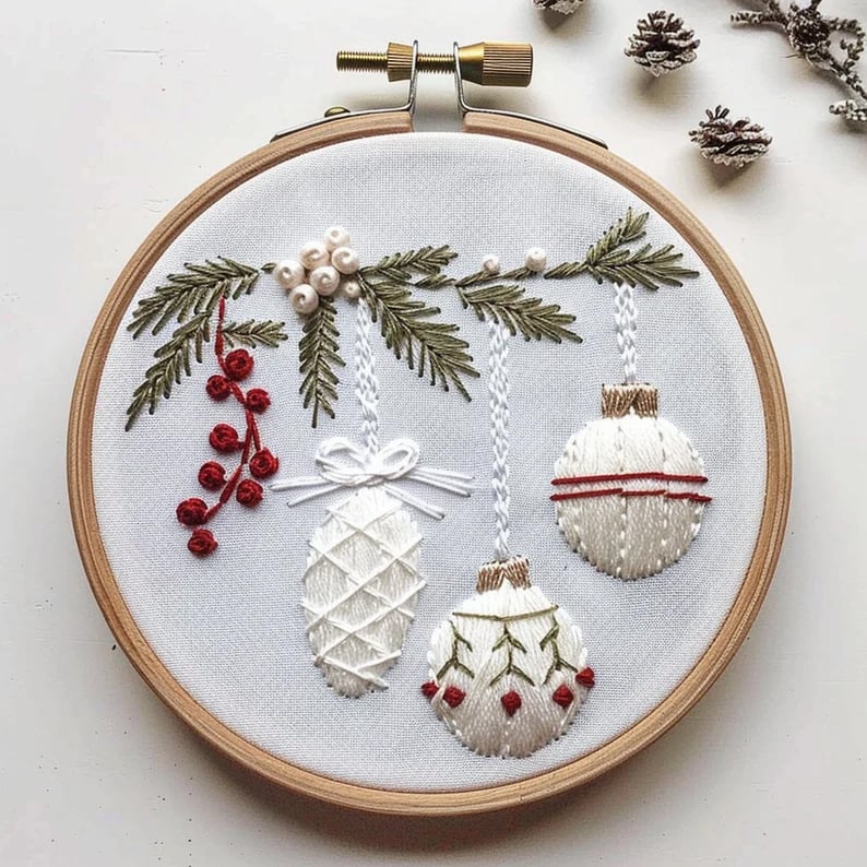 SnowStitch™ – Stick-Set für die Feiertage