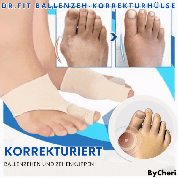 1 + 1 GRATIS | Dr. Fit™ - Hallux Valgus Korrekturhülsen für schmerzfreie
