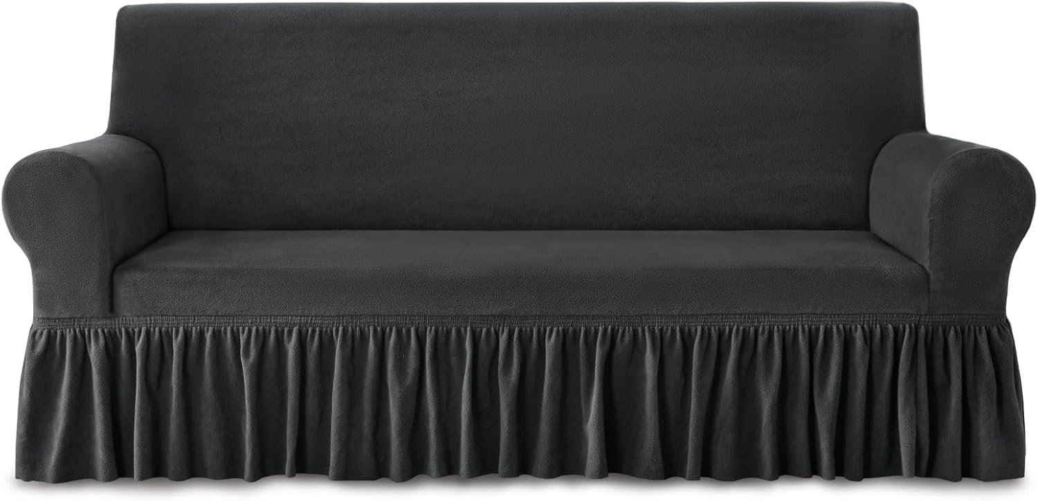 PlushGuard™ – Plüsch-Stretch-Sofabezug