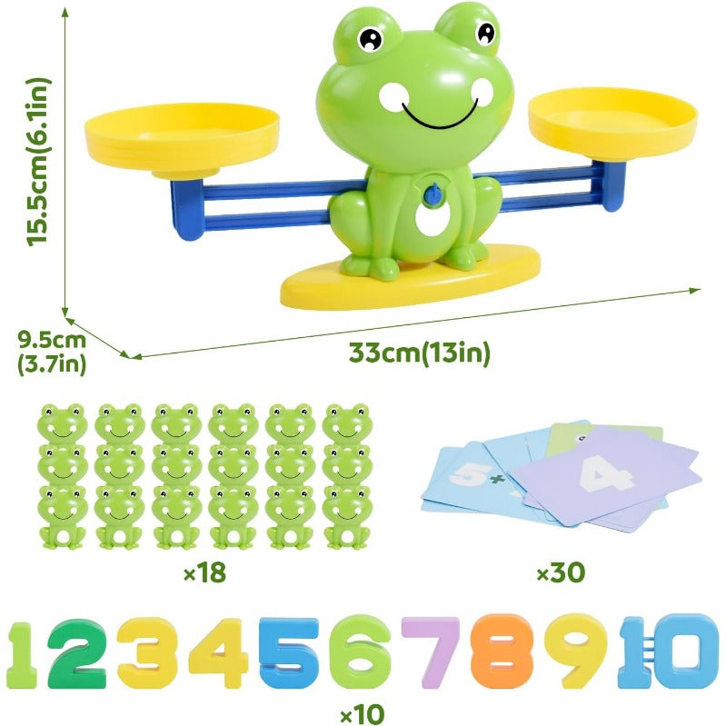 Fun & Educational Frog Balance Math Toy