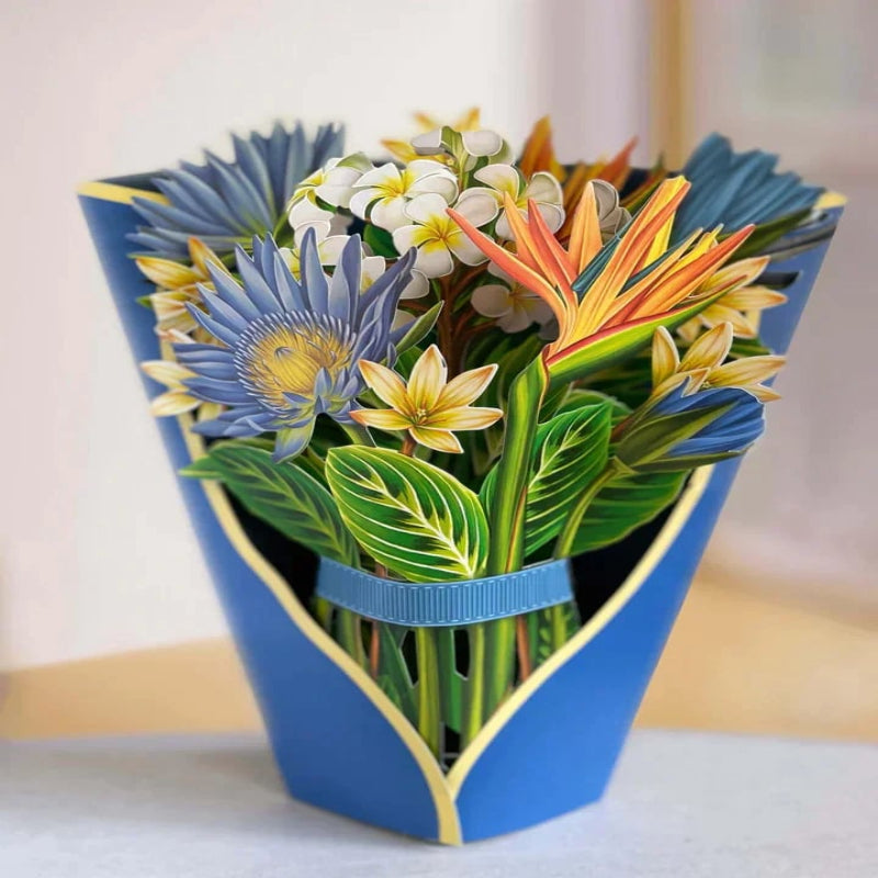 BloomCard™ – 3D-Pop-Up-Blumenkarte als langlebiges