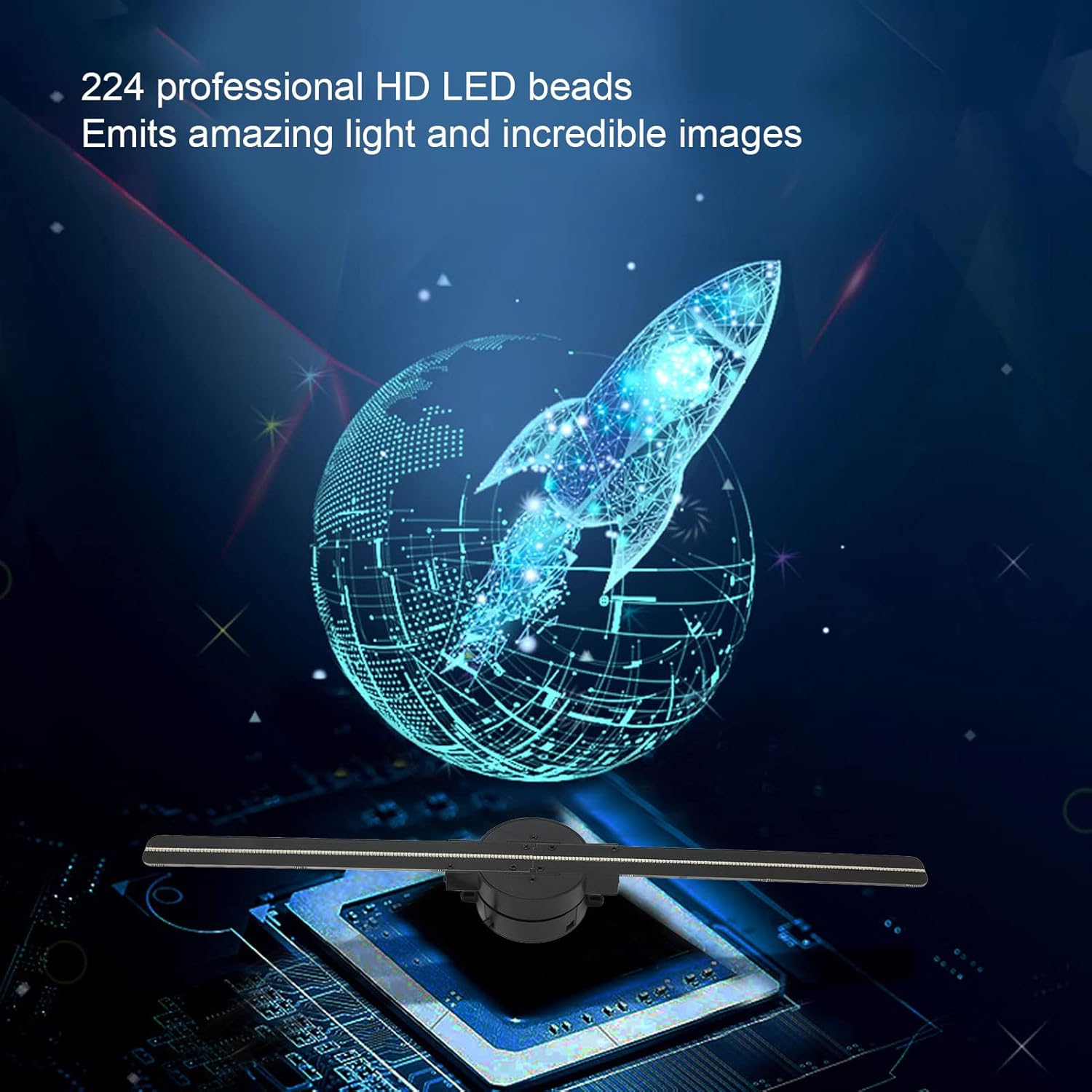 HoloSpin™ – 3D-LED-Hologrammprojektor