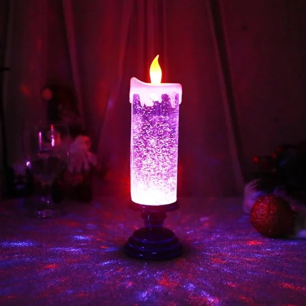 GlowCandle LED – Glitzernde Kerze