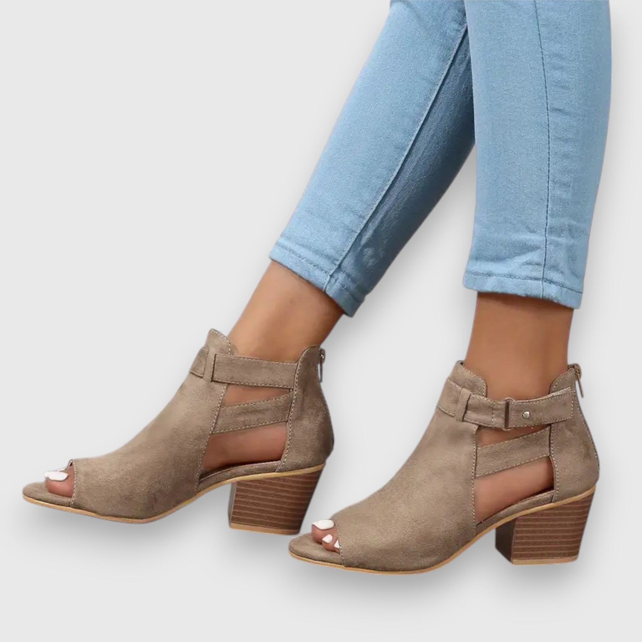 Julia | Damen Sandalen mit zdickem Absatz