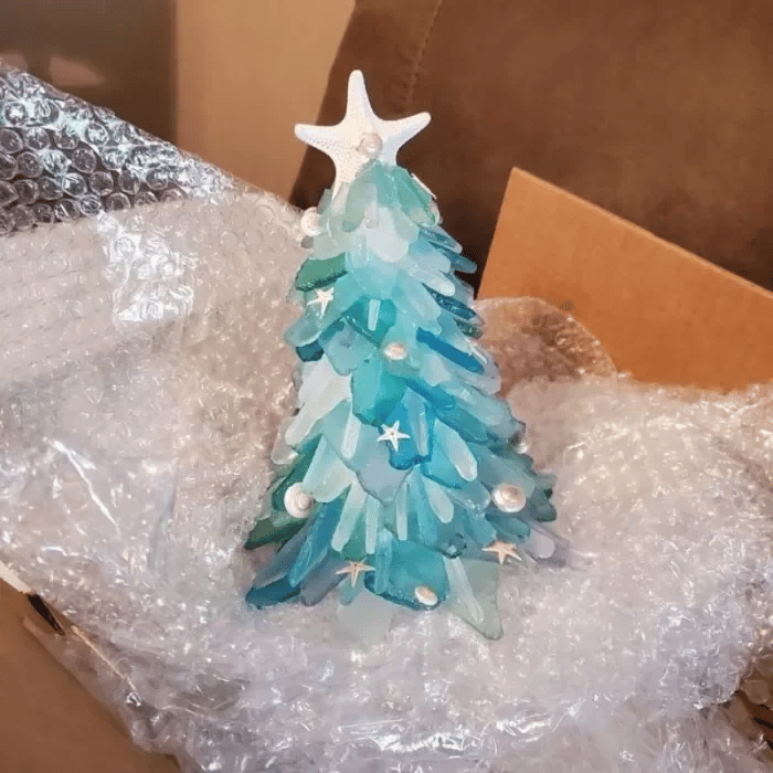 CoastGlow™ – Dekorativer Baum aus Seeglas