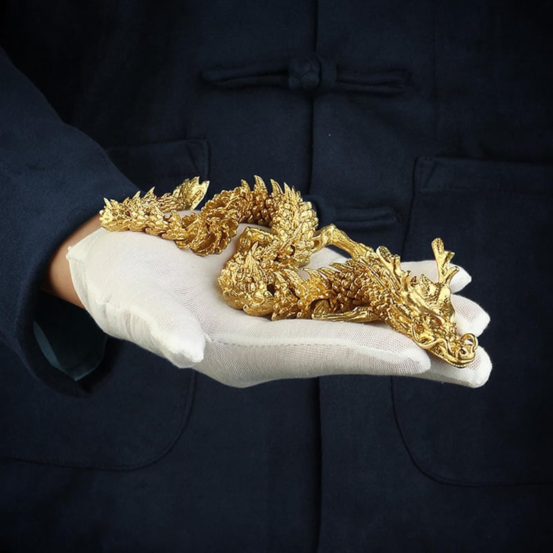 GoldDrake™ – Handgefertigter Metall-Drache