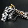 GrimTorque™ - Handgefertigter Skull-Schlüsselanhänger aus Kolben
