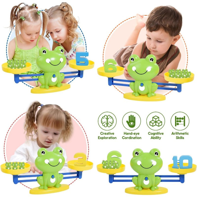 Fun & Educational Frog Balance Math Toy