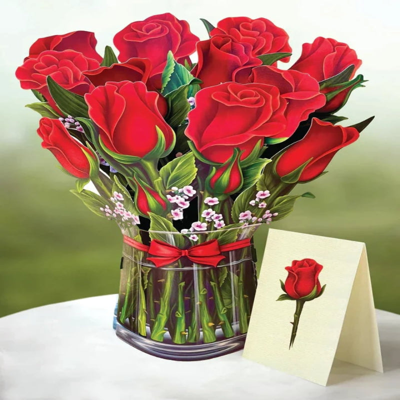 BloomCard™ – 3D-Pop-Up-Blumenkarte als langlebiges