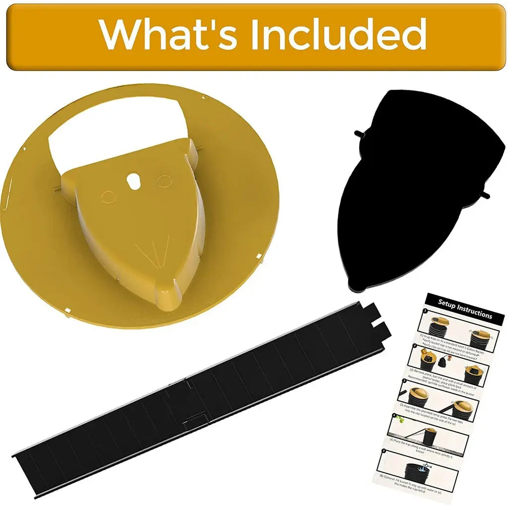 CleanCatch™ - Ungiftige Eimer-Deckel-Falle