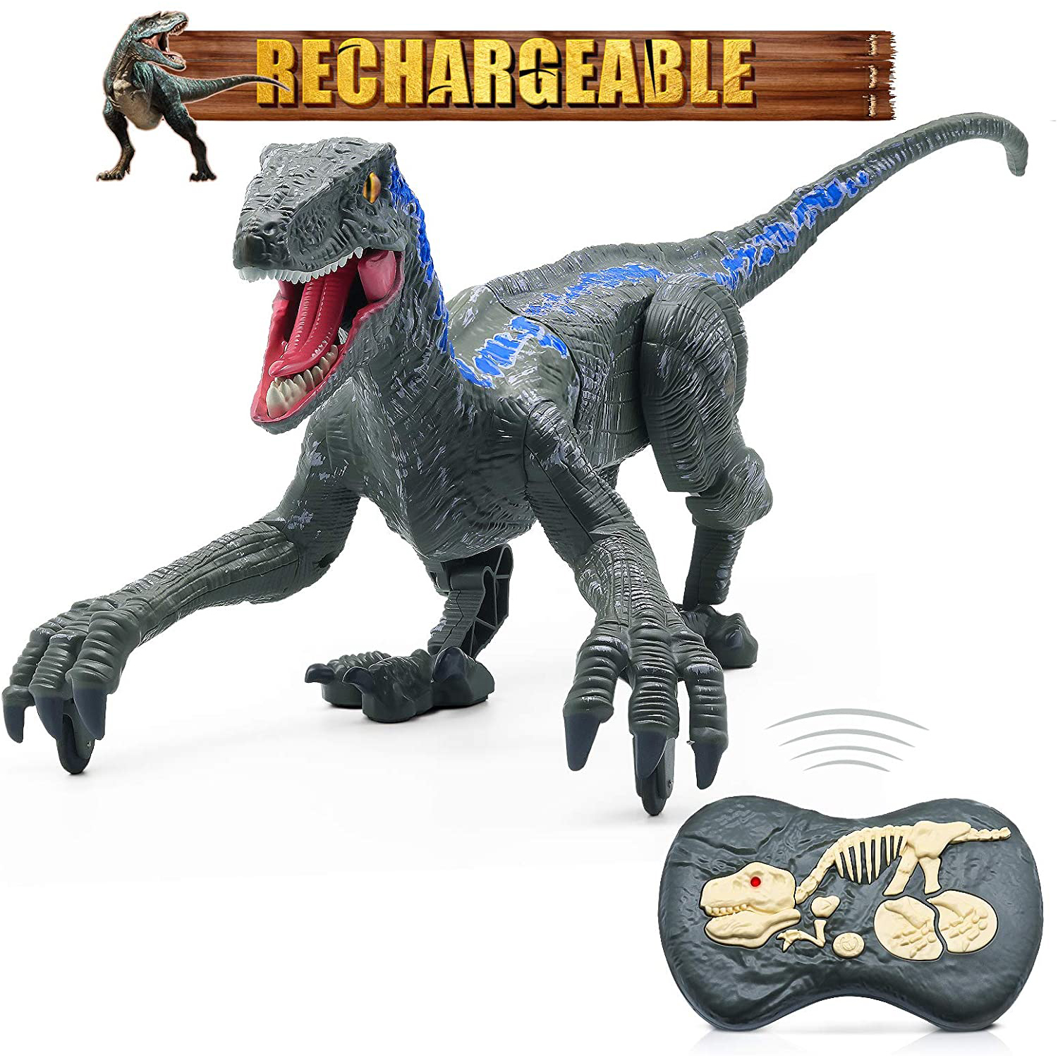 RaptorRun RC – Realistischer Dino
