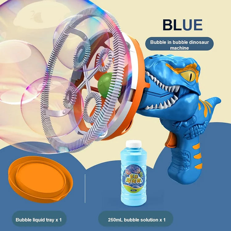 DinoBubble Gun – Farbige Blasenpower