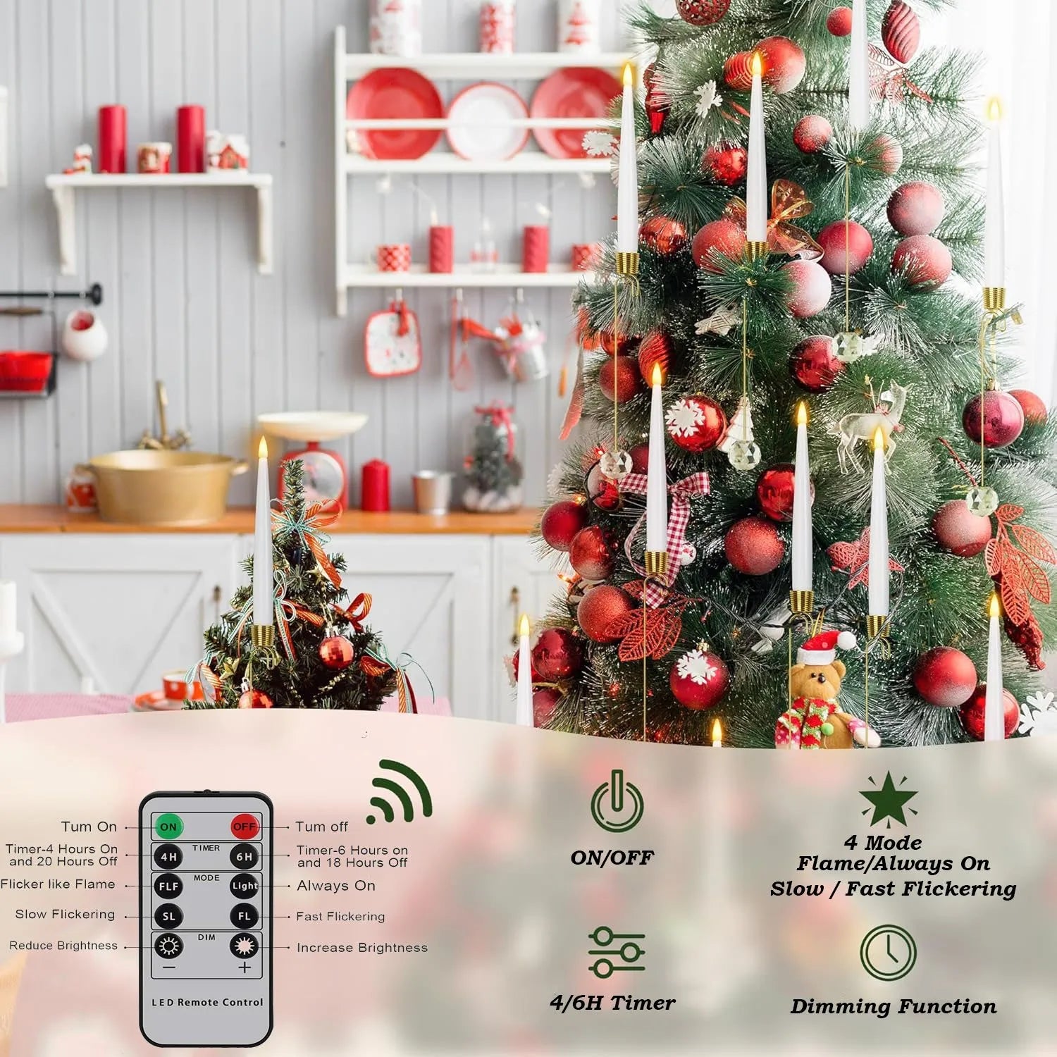 GlowMatic™ – Fernbedienbare LED-Kerzen