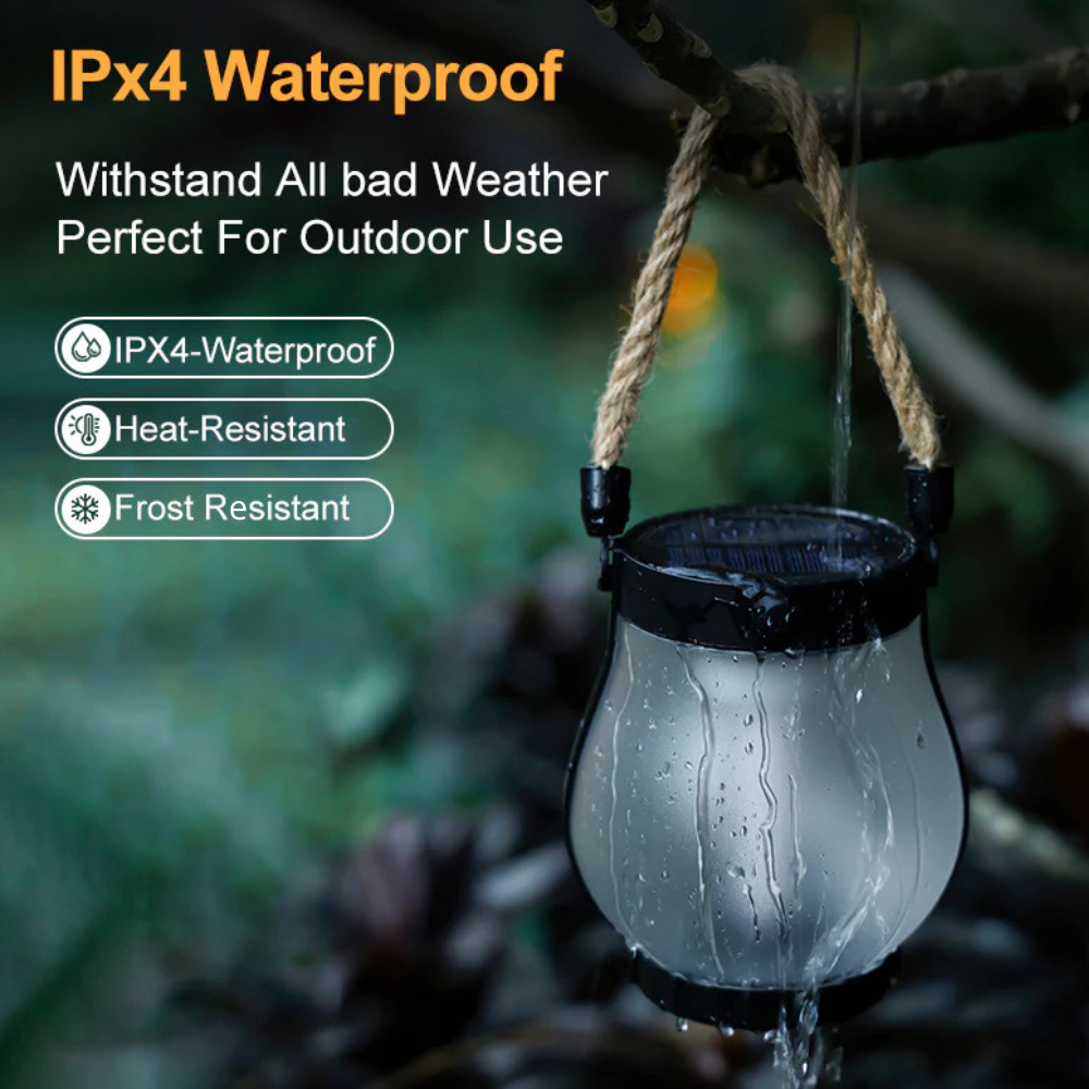 Lumora™ - Solarlaterne mit realistischer Flammenoptik