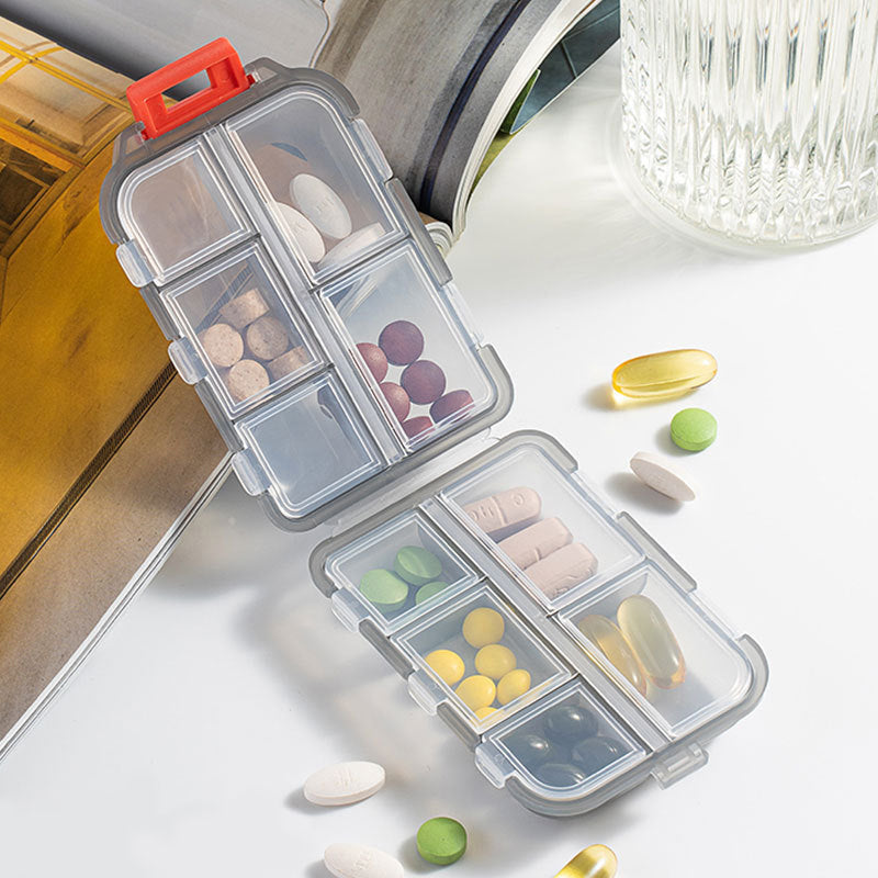 Reise-Pillenbox™ — Taschenformatige Lösung, um Ihre Medikamente überall sicher