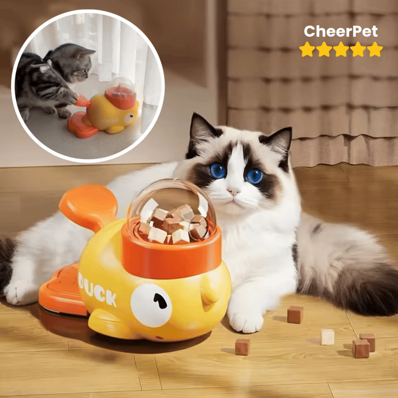 CheerPet™ Duck Treat Dispenser for Cats