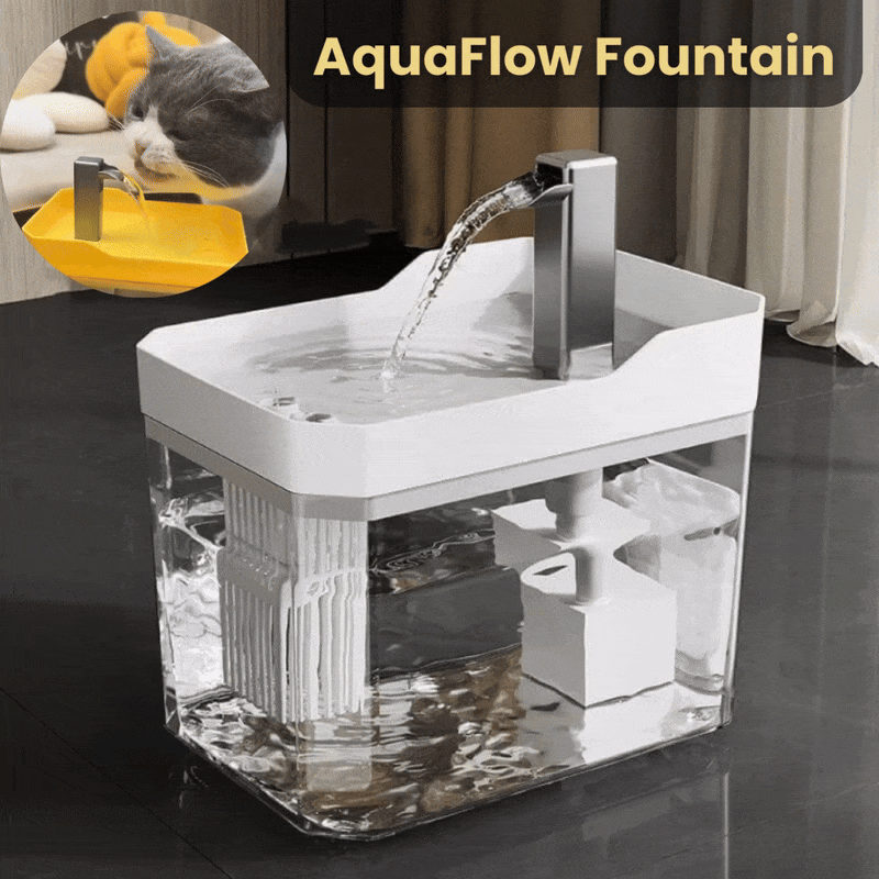 50% OFF | AquaFlow Fountain: The best water fountain for Cats!