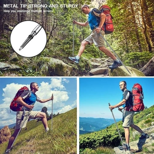 ForgeTrek™ – Verstellbarer Wanderstock aus Aluminium
