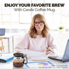 BrewVista™ - Klarer Kaffeekannen-Becher mit Sip-Deckel
