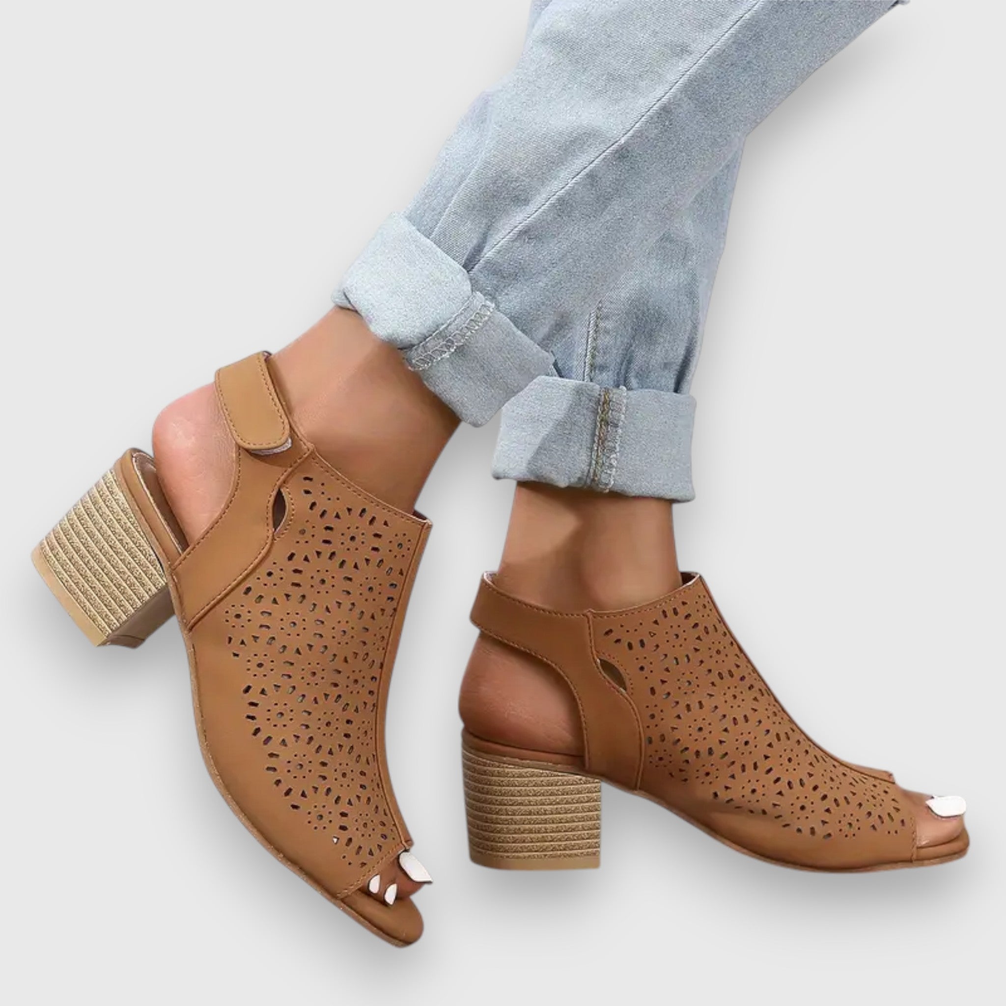 Julia | Elegante Damen Sommerschuhe Leichte Offene Sandalen