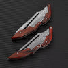 BladeCraft – Handgeschmiedetes Klappmesser aus Damaststahl