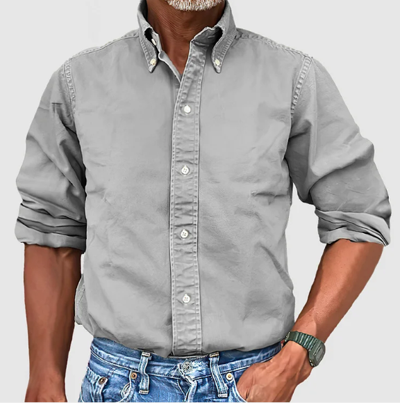 Levi | Anspruchsvolles langärmeliges Hemd für selbstbewusste Eleganz und Komfort