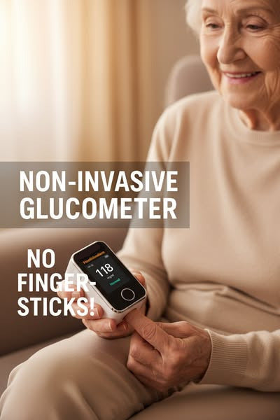 GlucoLight™ – Nicht-invasives 8-in-1-Blutzuckermessgerät