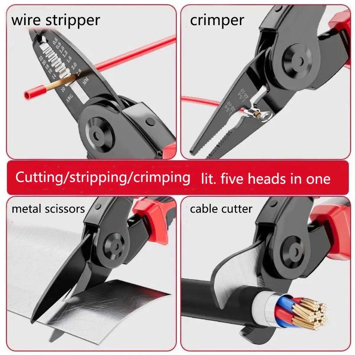 VersaPlier™ | 5 in 1 Zangenwerkzeugsatz