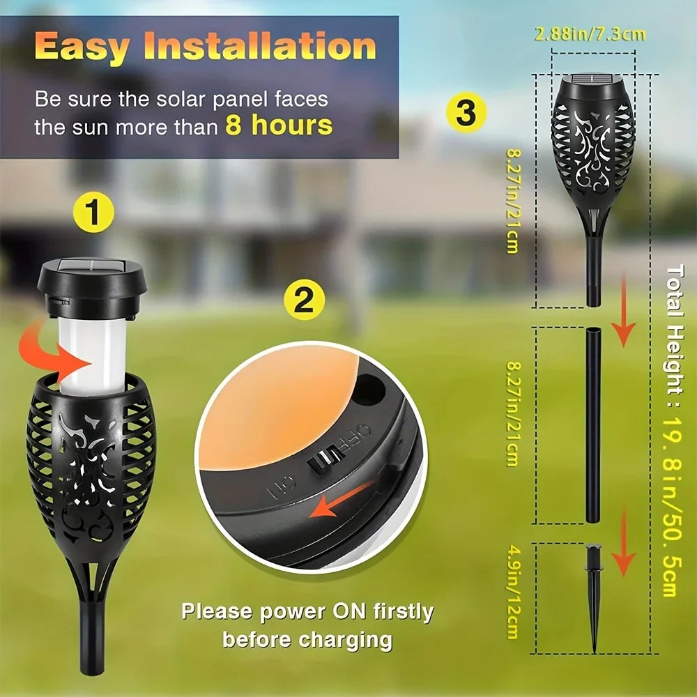 SolarFlame™ – Solar-Fackeln