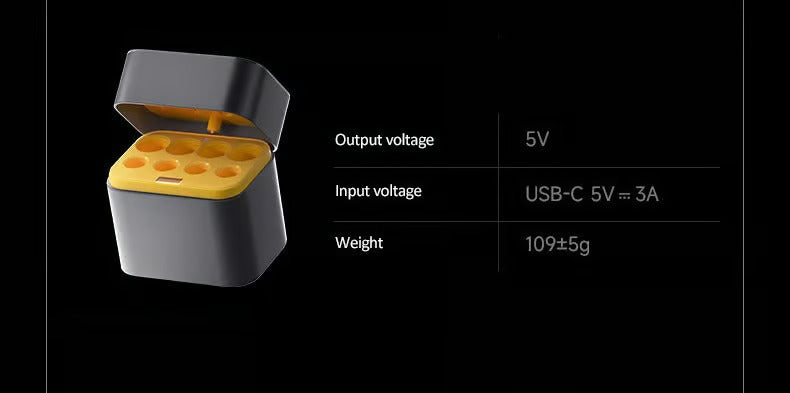 50% RABATT | VoltNest™ | USB-C Batterieladegerät & 2-in-1 Aufbewahrungsbox für AA/AAA-Lithiumbatterien