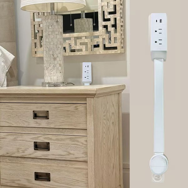PowerNest™ – Flexibler drehbarer Stromverteiler mit USB-