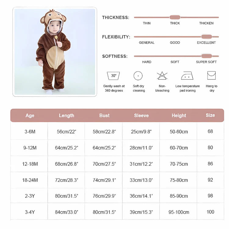 CubHug™ - Baby-Tier-Jumpsuit