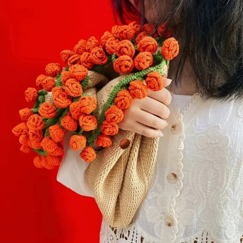 BloomWeave™ – Handgehaakte bloemendeken