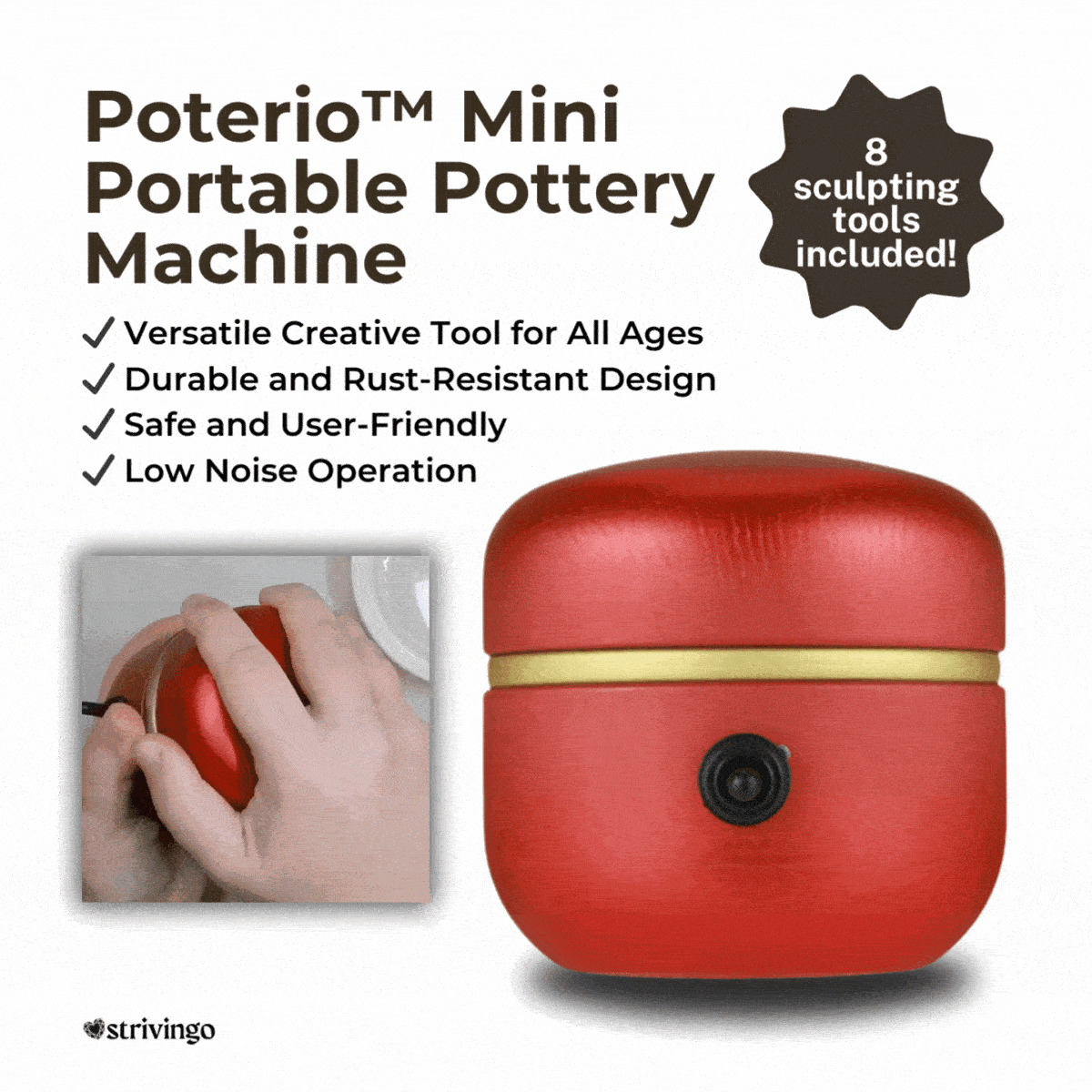 Poterio™ - Mini-Töpferscheibe