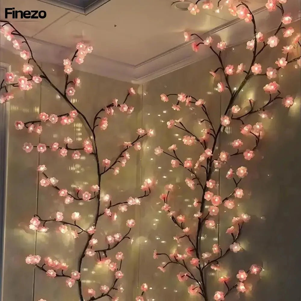 1+1 GRATIS | SakuraGlow™ - LED-Kirschblütenzweig mit 96 Lichtern