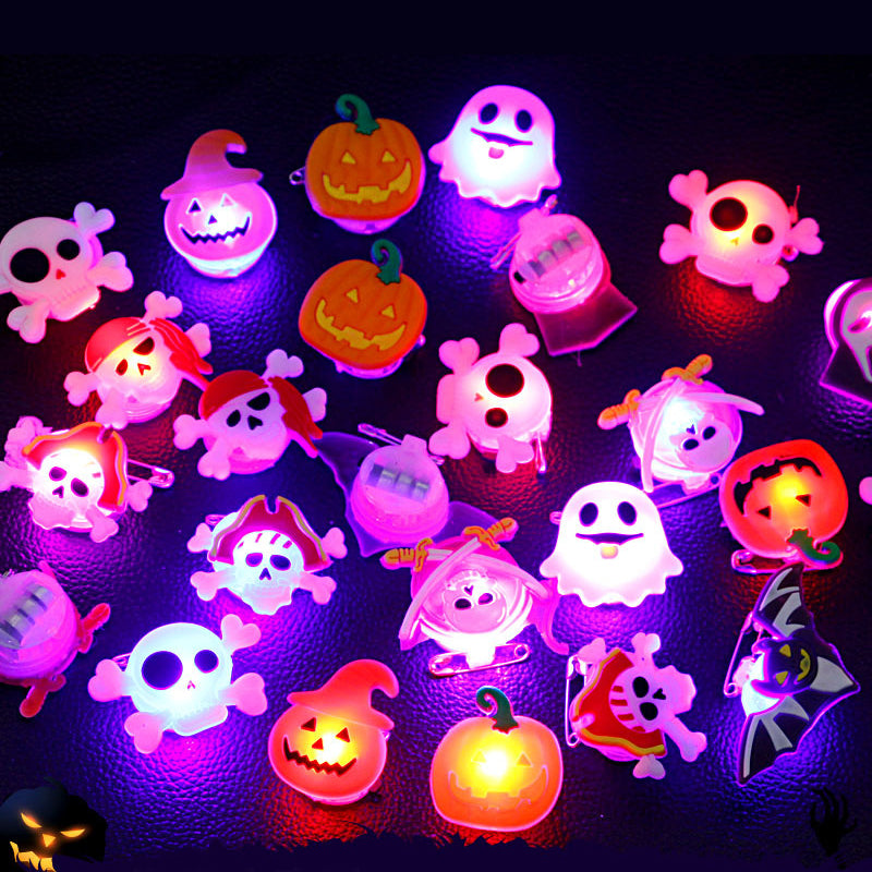 50 % RABATT | GloHex™ | Halloween - LED-Leuchtring & Brosche