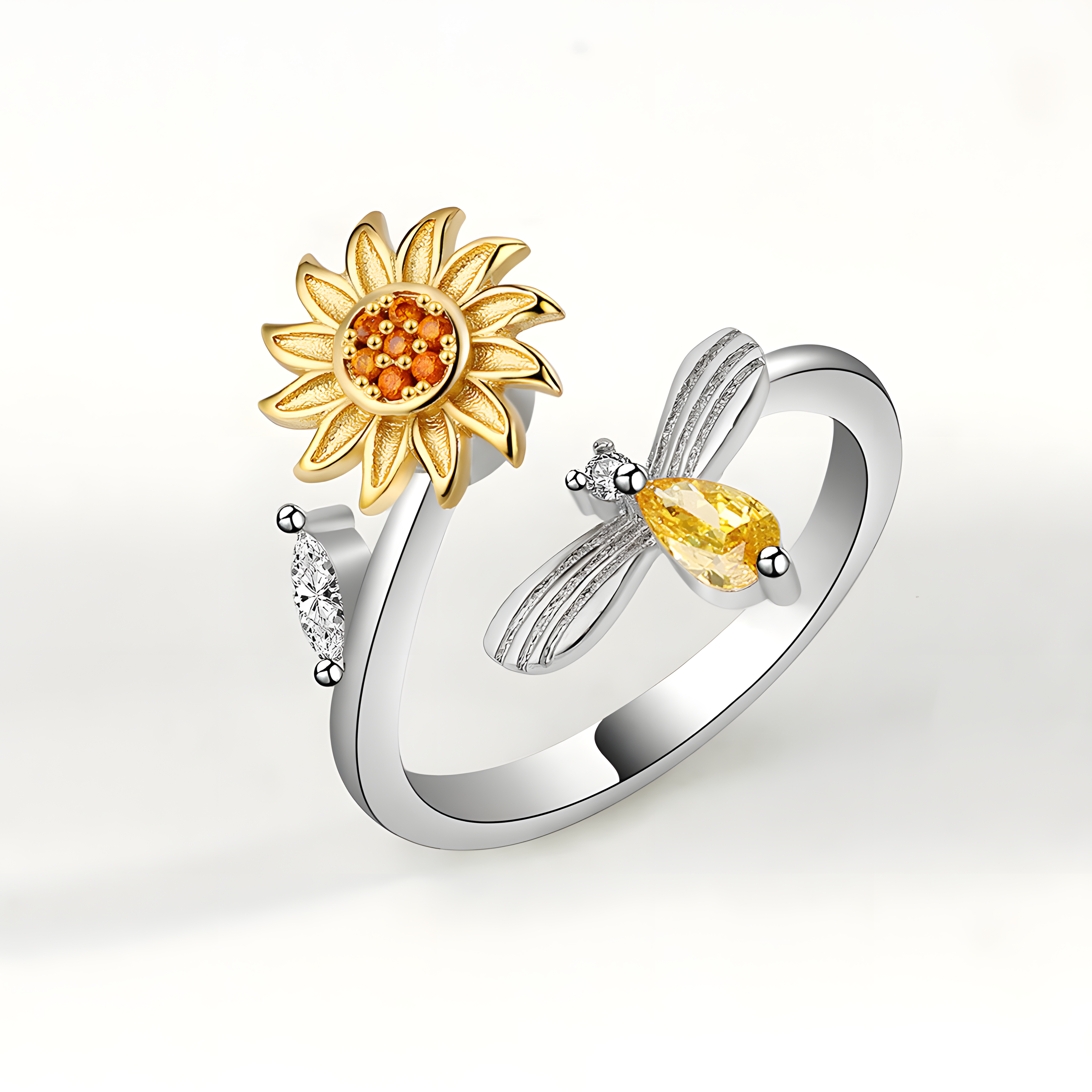 Sunflower Anxiety Ring™ – Beruhigen Sie Ihren Geist