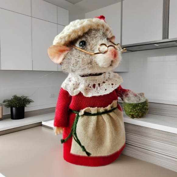 (1+1) GRATIS | FeltWhisk™ | Filzmaus Deko