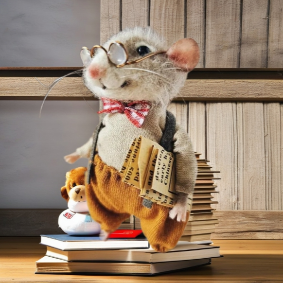 (1+1) GRATIS | FeltWhisk™ | Filzmaus Deko