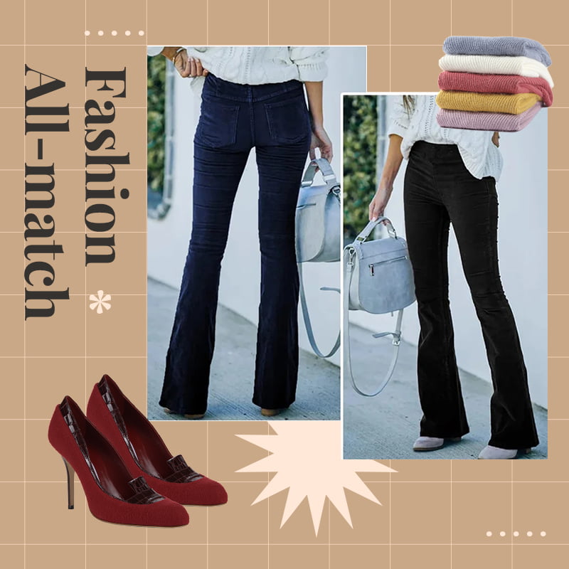 Xanthe™ Corduroy Flared Pants