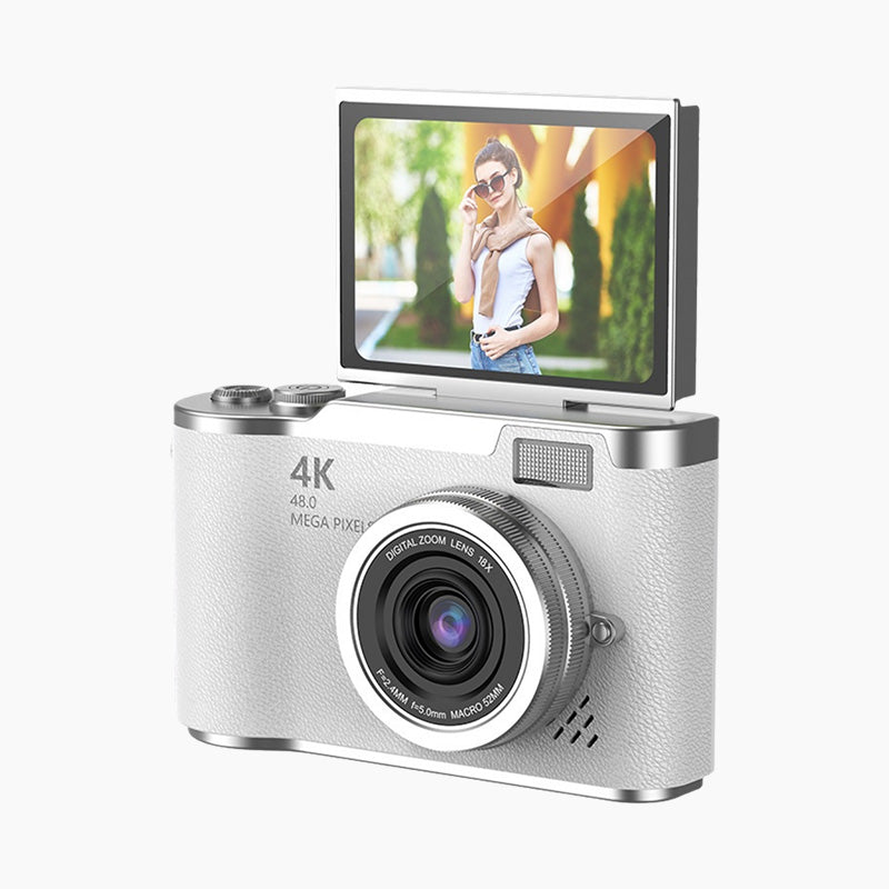 VisionFlip™ | 4K HD Digitalkamera mit Schwenkbarem Bildschirm