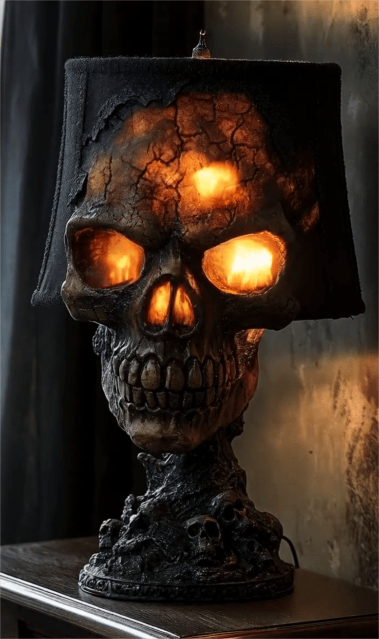50% RABATT | SkullAura™ | Gotische Totenkopf-Lampe